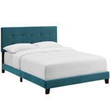 Amira Performance Velvet Full Bed by Lefancy