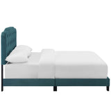 Amelia Performance Velvet Twin Bed by Lefancy