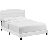 Amelia Faux Leather Full Bed by Lefancy