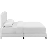 Amelia Faux Leather Queen Bed by Lefancy