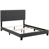 Amira Upholstered Fabric Twin Bed by Lefancy