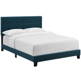 Amira Upholstered Fabric King Bed by Lefancy