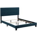 Amira Upholstered Fabric King Bed by Lefancy