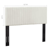 Keira Performance Velvet Full / Queen Headboard by Lefancy