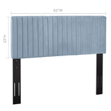 Keira Performance Velvet Full / Queen Headboard by Lefancy