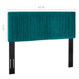 Keira Performance Velvet Full / Queen Headboard by Lefancy