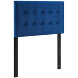 Emily Biscuit Tufted Performance Velvet Twin Headboard by Lefancy