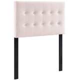 Emily Biscuit Tufted Performance Velvet Twin Headboard by Lefancy