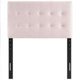 Emily Biscuit Tufted Performance Velvet Twin Headboard by Lefancy