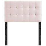 Lily Biscuit Tufted Performance Velvet Twin Headboard by Lefancy