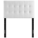 Lily Biscuit Tufted Performance Velvet Twin Headboard by Lefancy