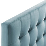 Lily Biscuit Tufted Performance Velvet Full Headboard by Lefancy