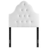 Sovereign Diamond Tufted Performance Velvet Twin Headboard by Lefancy