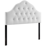 Sovereign Diamond Tufted Performance Velvet Full Headboard by Lefancy