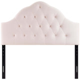 Sovereign Diamond Tufted Performance Velvet Queen Headboard by Lefancy