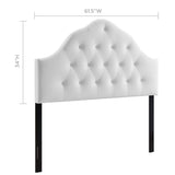 Sovereign Diamond Tufted Performance Velvet Queen Headboard by Lefancy