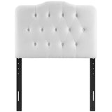 Annabel Diamond Tufted Performance Velvet Twin Headboard by Lefancy