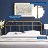 Alessia Metal Twin Headboard by Lefancy