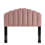 Veronique Performance Velvet Twin Headboard by Lefancy