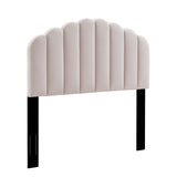 Veronique Performance Velvet Twin Headboard by Lefancy