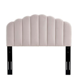 Veronique Performance Velvet Twin Headboard by Lefancy