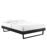 Billie Wood Twin Platform Bed Frame by Lefancy