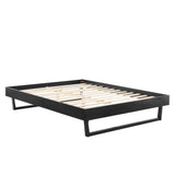 Billie Wood Twin Platform Bed Frame by Lefancy