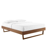 Billie Wood Twin Platform Bed Frame by Lefancy