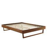 Billie Wood Twin Platform Bed Frame by Lefancy