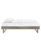 Billie Wood Queen Platform Bed Frame by Lefancy