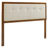 Draper Tufted Fabric and Wood Full Headboard by Lefancy