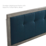 Draper Tufted Fabric and Wood Queen Headboard by Lefancy