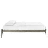 June Wood Twin Platform Bed Frame by Lefancy