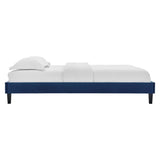 Reign Performance Velvet Twin Platform Bed Frame by Lefancy