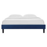 Reign Performance Velvet Twin Platform Bed Frame by Lefancy