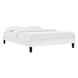 Reign Performance Velvet Twin Platform Bed Frame by Lefancy