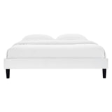 Reign Performance Velvet Twin Platform Bed Frame by Lefancy