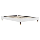 Harlow Performance Velvet Twin Platform Bed Frame by Lefancy