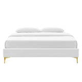 Sutton Performance Velvet Queen Bed Frame by Lefancy