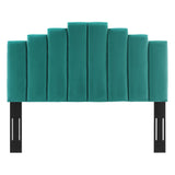 Noelle Performance Velvet Twin Headboard by Lefancy