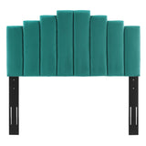 Noelle Performance Velvet Twin Headboard by Lefancy