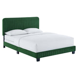 Celine Channel Tufted Performance Velvet King Bed by Lefancy