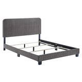 Celine Channel Tufted Performance Velvet King Bed by Lefancy