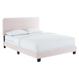 Celine Channel Tufted Performance Velvet King Bed by Lefancy