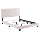 Celine Channel Tufted Performance Velvet King Bed by Lefancy