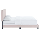 Celine Channel Tufted Performance Velvet King Bed by Lefancy