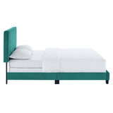 Celine Channel Tufted Performance Velvet King Bed by Lefancy