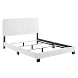 Celine Channel Tufted Performance Velvet King Bed by Lefancy