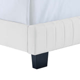 Celine Channel Tufted Performance Velvet King Bed by Lefancy