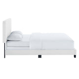 Celine Channel Tufted Performance Velvet King Bed by Lefancy